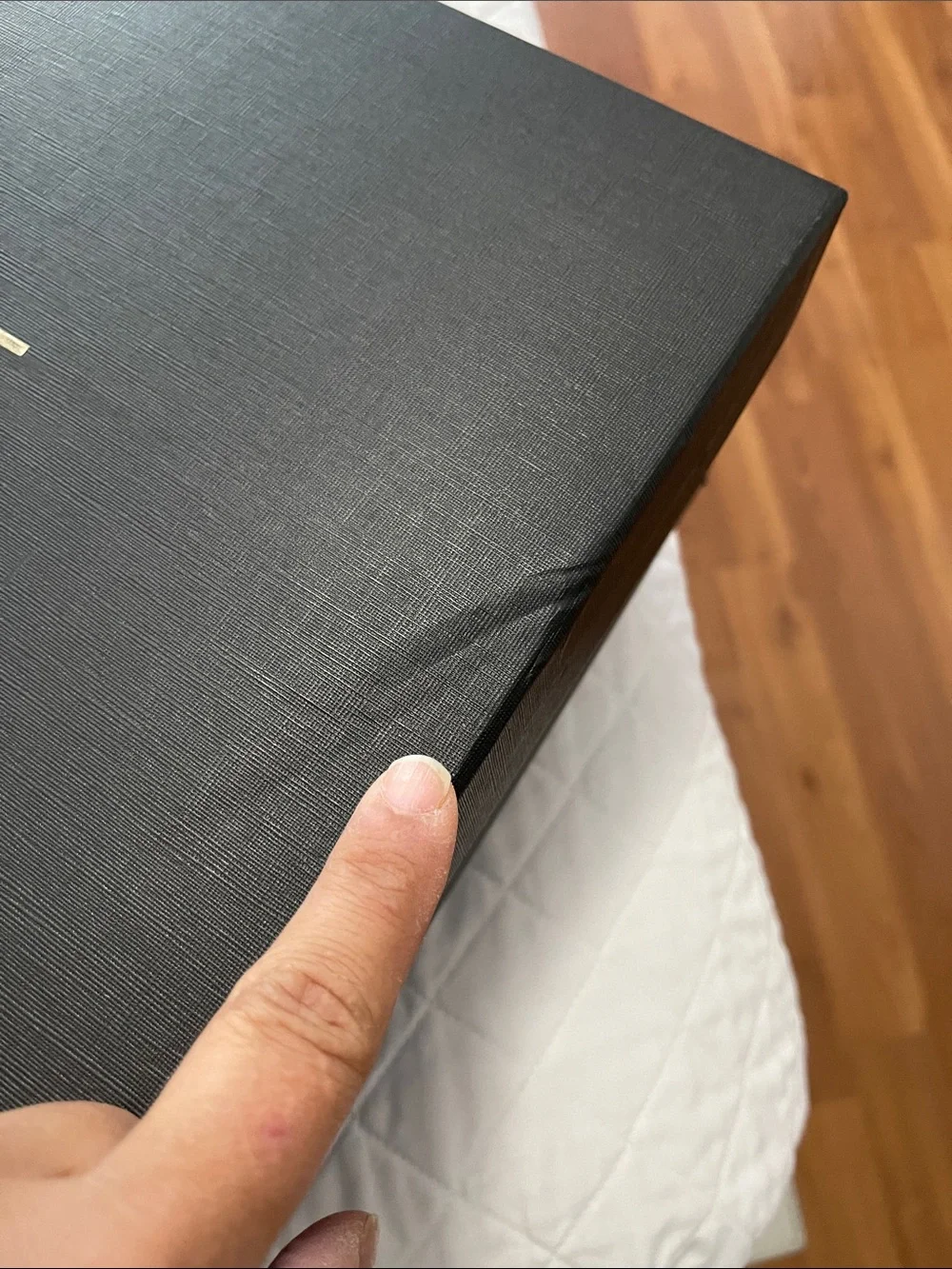 Versace Black Box with Gold Logo